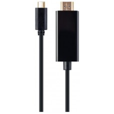 ADAPTADOR USB-C MACHO A HDMI-MACHO 4K 30HZ 2 M NEGRO en Huesoi