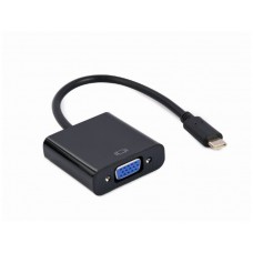 CABLE ADAPTADOR USB TIPO C A VGA 15 CM NEGRO en Huesoi