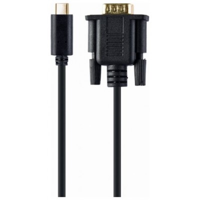 ADAPTADOR USB C A VGA M 2 M NEGRO BLISTER en Huesoi