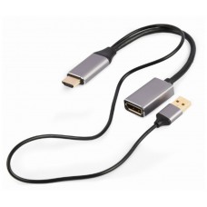 ADAPTADOR GEMBIRD  ACTIVO 4K HDMI MACHO A DISPLAYPORT HEMBRA NEGRO en Huesoi