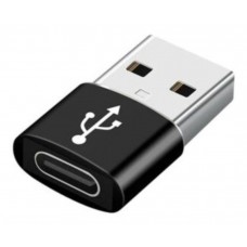 ADAPTADOR GEMBIRD USB AM A TIPO C HEMBRA, NEGRO en Huesoi