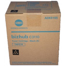 KONICA MINOLTA Toner MINOLTA TNP51K: C3110 Negro /A0X5155 en Huesoi