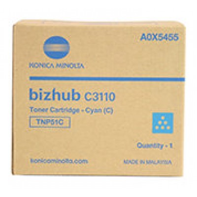 KONICA MINOLTA Toner MINOLTA TNP51C: C3110 Cian /A0X5455 en Huesoi