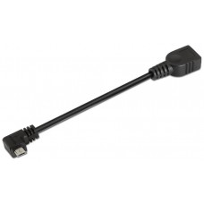 CABLE USB 2.0 OTG ACODADO TIPO MICRO BM-AH NEGRO 15CM en Huesoi