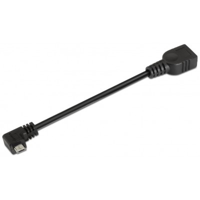 CABLE USB 2.0 OTG ACODADO TIPO MICRO BM-AH NEGRO 15CM en Huesoi