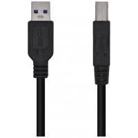 CABLE USB 3.0 IMPRESORA TIPO AM-BM NEGRO 2.0M AISENS en Huesoi