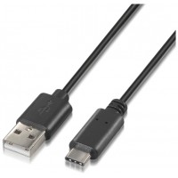 Aisens Cable USB 2.0 3A  USB-C/M-A/M negro 2.0m en Huesoi