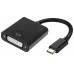AISENS - CONVERSOR USB-C A DVI-I, USB-C/M-DVI 24+5/H, NEGRO, 15CM en Huesoi