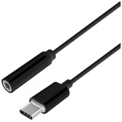 Aisens Conversor USB C/M-JACK 3.5/H negro 15cm en Huesoi