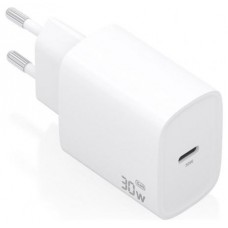 AISENS - CARGADOR GaN 30W, 1xUSB-C PD3.0, BLANCO en Huesoi
