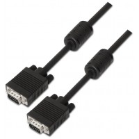 AISENS - CABLE SVGA CON FERRITA, HDB15/M-HDB15/M, NEGRO, 3.0M en Huesoi