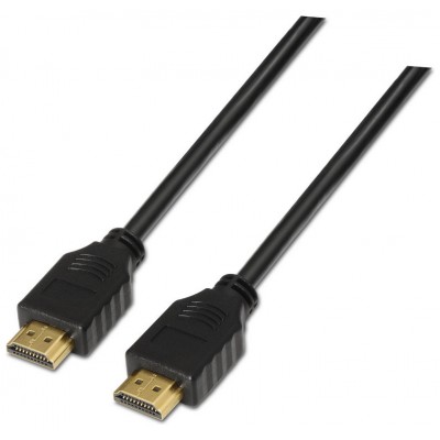AISENS - CABLE HDMI ALTA VELOCIDAD / HEC, A/M-A/M, NEGRO, 1.0M en Huesoi