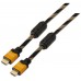 AISENS - CABLE HDMI ALTA VELOCIDAD / HEC CON FERRITA, A/M-A/M, ORO, 1.8M en Huesoi