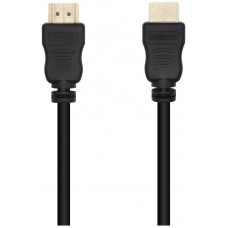 AISENS - CABLE HDMI V1.4 ALTA VELOCIDAD 14+1 CCS, A/M-A/M, NEGRO, 1.0M en Huesoi