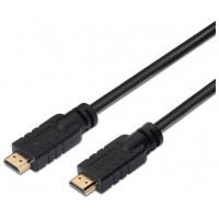 AISENS - CABLE HDMI V2.0 PREMIUM ALTA VELOCIDAD / HEC 4K@60HZ 18GBPS CON REPETIDOR, A/M-A/M, 20MTS en Huesoi