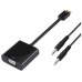 CONVERSOR MINI HDMI A SVGA+AUDIO HDMI CM-SVGAH NEGRO en Huesoi