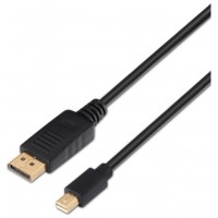 AISENS - CABLE MINI DP A DISPLAYPORT V1.2 4K@60HZ, MDP/M-DP/M, NEGRO, 2.0M en Huesoi