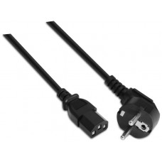 AISENS - CABLE ALIMENTACIoN CPU, CEE7/M-C13/H, NEGRO, 10M en Huesoi