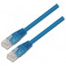 AISENS - CABLE DE RED LATIGUILLO RJ45 CAT.5E UTP AWG24, AZUL, 0.5M en Huesoi