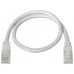CABLE RED LATIGUILLO RJ45 CAT.5E UTP AWG24 BLANCO 0.5M en Huesoi