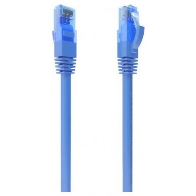 AISENS - CABLE DE RED LATIGUILLO RJ45 CAT.6 UTP AWG26 CCA, AZUL, 25CM en Huesoi