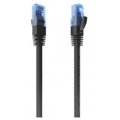 AISENS - CABLE DE RED LATIGUILLO RJ45 CAT.6 UTP AWG26 CCA, NEGRO, 25CM en Huesoi