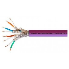 AISENS -BOBINA CABLE DE RED RJ45 LSZH CPR ECA CAT.7 600 MHZ S/FTP AWG23, VIOLETA, 305M en Huesoi