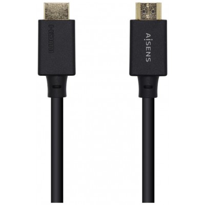 AISENS - CABLE HDMI V2.1 ULTRA ALTA VELOCIDAD / HEC CERTIFICADO 8K@60HZ 48GBPS, A/M-A/M, NEGRO, 3.0M en Huesoi