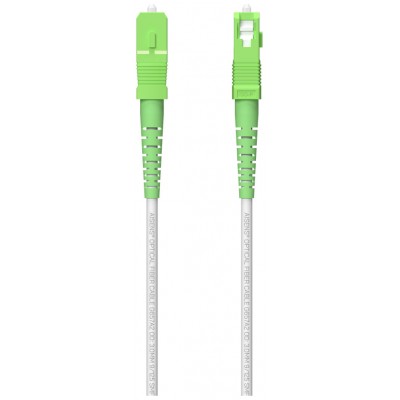 AISENS Cable fibra optica latiguillo 100 M G657A2 3.0 9/125 SMF simplex CPR Dca LSZH, SC/APC-SC/APC, en Huesoi