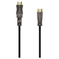 AISENS CABLE HDMI V2.1 AOC DESMONTABLE ULTRA ALTA VELOCIDAD / HEC 8K@60HZ 4K@120HZ 4:4:4 48GBPS, A/M-D/A/M, NEGRO, 50M en Huesoi