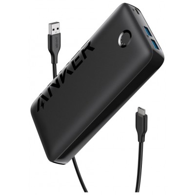 POWERBANK ANKER 335 20K 22,5W USB-C CABLE NEGRO en Huesoi