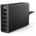 CARGADOR ANKER POWERPORT 6 60W 6-PORT USB NEGRO en Huesoi