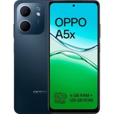 OPPO A5x 16,9 cm (6.67") SIM doble 4G USB Tipo C 4 GB 128 GB 6000 mAh Azul (Espera 4 dias) en Huesoi