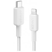 CABLE ANKER 322 USB-C A LIGTHNING CABLE TRENZADO 0,9M BLANCO en Huesoi