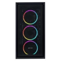 CAJA ATX ABYSM GAMING DANUBE KAMP BLACK - TEMPERED en Huesoi