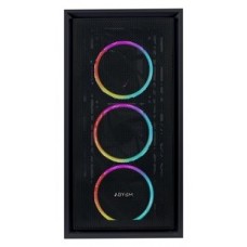 CAJA ATX ABYSM GAMING DANUBE KAMP BLACK - TEMPERED en Huesoi