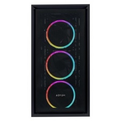 CAJA ATX ABYSM GAMING DANUBE KAMP BLACK - TEMPERED en Huesoi
