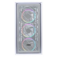 ATX CASE DANUBE KAMP WHITE ARGB-TEMPERED GLASS- 1xUSB en Huesoi
