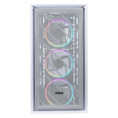 ATX CASE DANUBE KAMP WHITE ARGB-TEMPERED GLASS- 1xUSB en Huesoi