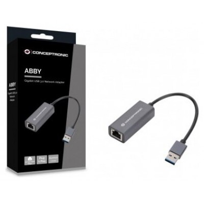 ADAPTADOR USB 3.0 A GIGABIT ETHERNET RJ45 COMPATIBLE en Huesoi