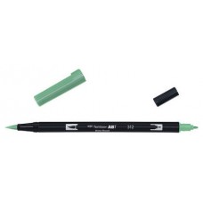ROTULADOR DOBLE PUNTA PINCEL DUAL BRUSH-312 - COLOR HOLLY GREEN. TOMBOW ABT-312 (Espera 4 dias) en Huesoi
