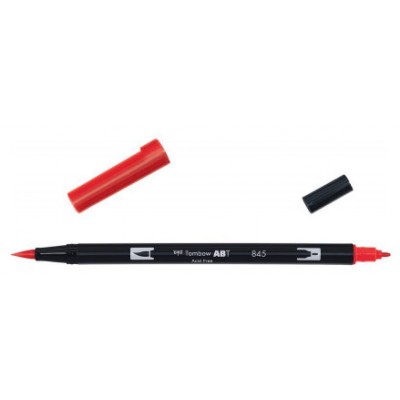 ROTULADOR DOBLE PUNTA PINCEL COLOR CARMINE TOMBOW ABT-845 (Espera 4 dias) en Huesoi