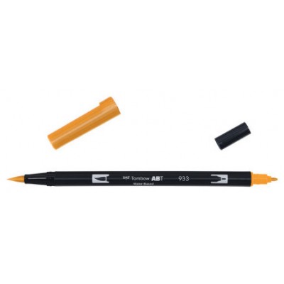 ROTULADOR DOBLE PUNTA PINCEL DUAL BRUSH-933 - COLOR ORANGE. TOMBOW ABT-933 (Espera 4 dias) en Huesoi