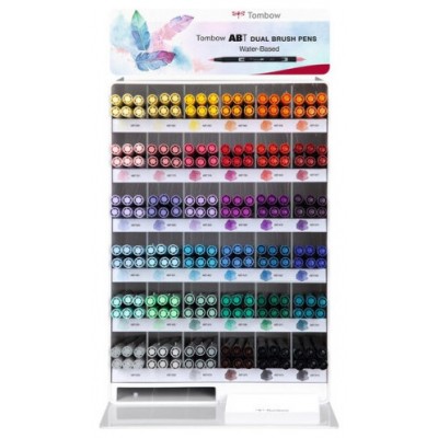 PACK ROTULADORES ABT DUAL BRUSH EXPOSITOR MOD-36C-DIS+CABECERAS KIT-216 ROTULADORES PINCEL (36 COL.)TOMBOW ABT-MOD-36C-1-CONT (Espera 4 dias) en Huesoi