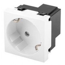 ROSETA PARED LANBERG 230V SCHUKO 16A TOOL-LESS BLANCO en Huesoi