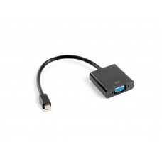 ADAPTADOR LANBERG MINIDISPLAYPORT MACHO/VGA HEMBRA 20CM NEGRO en Huesoi