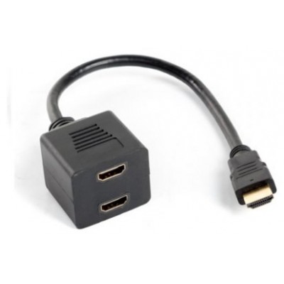 ADAPTADOR LANBERG HDMI MACHO/HDMI HEMBRA X2 SPLITTER 20CM en Huesoi