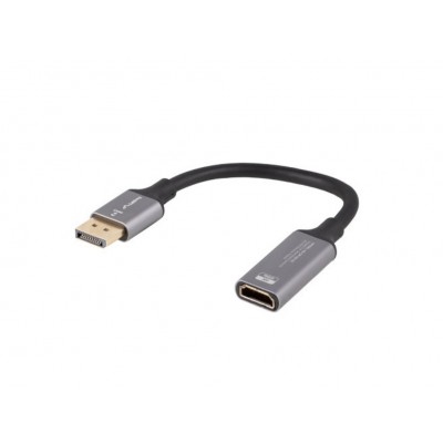 ADAPTADOR LANBERG 4K DISPLAYPORT MACHO/HDMI HEMBRA 20CM en Huesoi