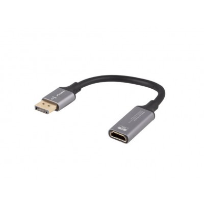 ADAPTADOR LANBERG 8K DISPLAYPORT MACHO/HDMI HEMBRA 20CM en Huesoi
