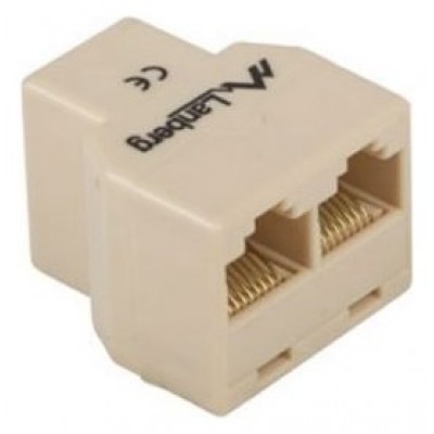 ADAPTADOR LANBERG SPLITTER UTP 1XRJ45 A 2XRJ45 en Huesoi